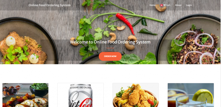 Online Food Ordering System using PHP/MySQL 2024